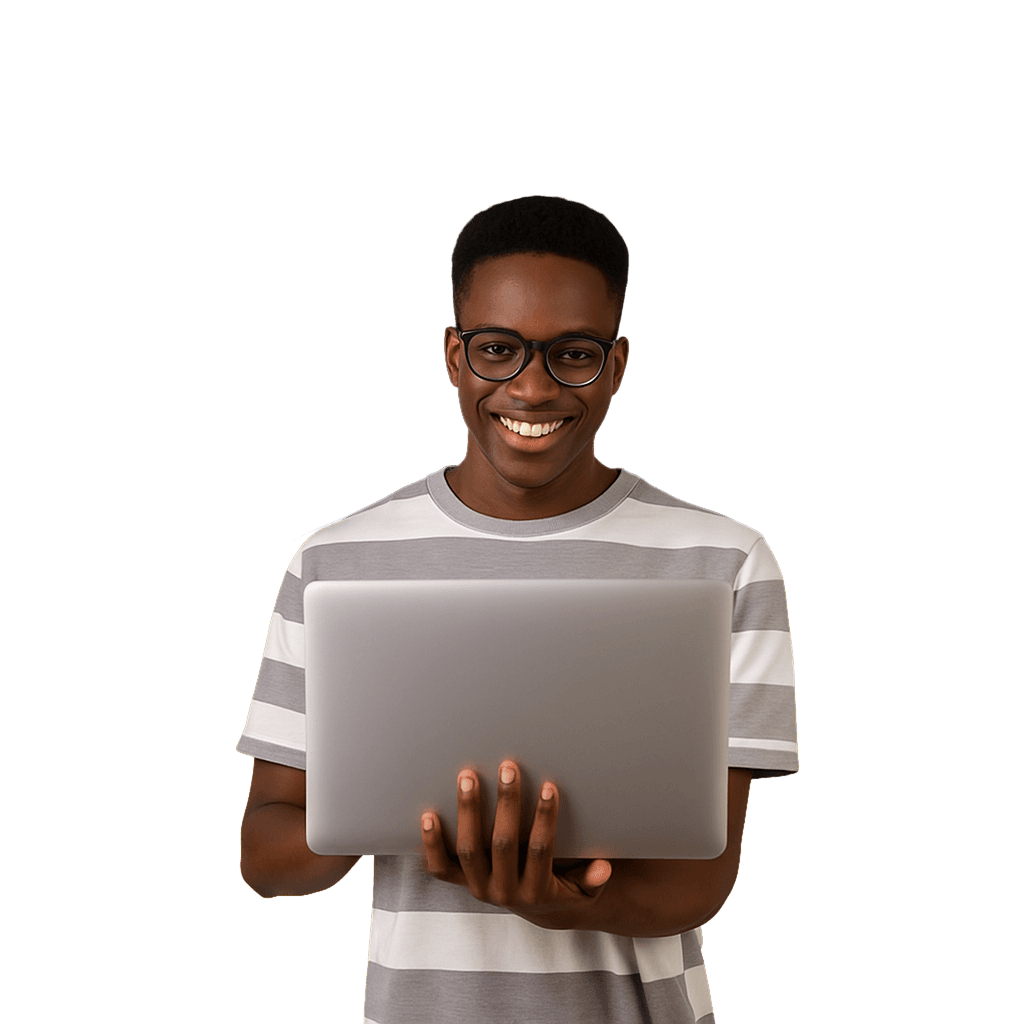 Person using laptop