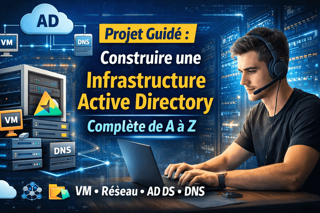 MCSA FAD JAN 2026 - Projet Guidé : Construire une Infrastructure Active Directory Complète de A à Z